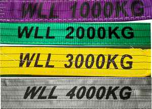 Hochwertiger Flat Gurtband Sling 3T Polyester Hijsbanden Sling zum Heben - Product Image 5