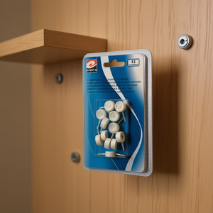 MNJ Plastic Screw Anchors 12Pcs Round Head For Wall Mounting Fixing - Product Image 2