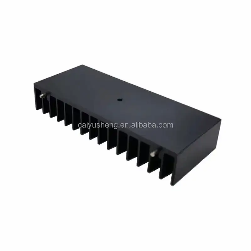 Black Aluminum Heatsink Support factory customized 22 *10 50*12.7 50*20 60*20 for CPU Transistor