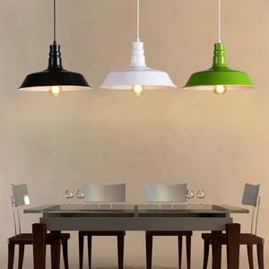 Nordic Single Head E27 <strong>Fitting</strong> Industrial Hanging Pendant <strong>Light</strong> Colorful Restaurant <strong>Kitchen</strong> Island Cafe Bar Hanging <strong>Lights</strong> - Product Image 1