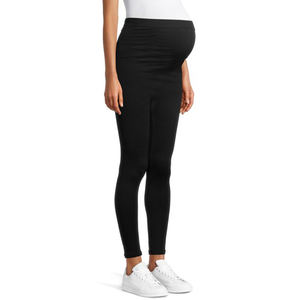 OEM funzionale senza cuciture abbigliamento premaman morbido nylon elasticizzato spandex sotto Leggings antiurto sopra la pancia <span class=keywords><strong>collant</strong></span> da allenamento attivo per la <span class=keywords><strong>gravidanza</strong></span> - Product Image 2