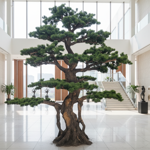 Albero di Pino Artificiale Realistico Personalizzato da 8, 15, 20 Piedi per Decorazione di Centri Commerciali, Case e Giardini - Product Image 3