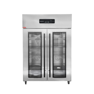 Comercial Hotel Restaurante Gabinete de cocina Puerta doble Independiente Acero inoxidable Nuevo motor Desinfección Esterilización - Product Image 1