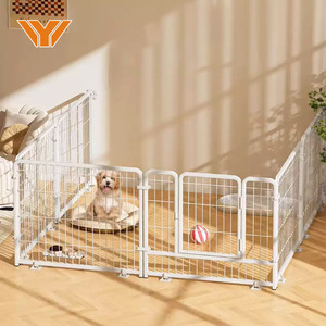 Chenils pour chiens Caisses pour chiens Meubles Boîte pour chien Cage pour chien Meubles en acier inoxydable pour animaux de compagnie Parc pour chien Grande maison pour chien - Product Image 4