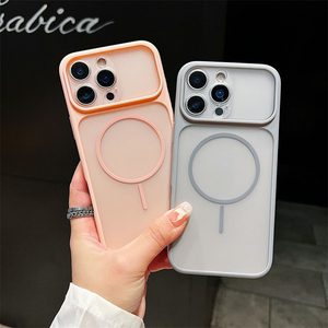 เคสโทรศัพท์แบบด้านสีพื้นโปร่งแสง แม่เหล็กติดแน่น สำหรับ iPhone 11 13 17 Pro Max  ขอบแม่เหล็กอย่างดี ป้องกันรอบด้าน ผลิตจากโรงงาน - Product Image 1