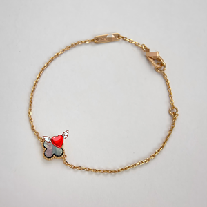 Pulsera <span class=keywords><strong>de</strong></span> Plata <span class=keywords><strong>de</strong></span> Ley S925 Original Chapada en <span class=keywords><strong>Oro</strong></span> <span class=keywords><strong>de</strong></span> 18K con Trébol <span class=keywords><strong>de</strong></span> Cuatro Hojas, Se Puede Solicitar el Catálogo <span class=keywords><strong>de</strong></span> Van Cleef al Vendedor - Product Image 4
