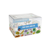 Klar PET Kunststoff Boxen Großhandel Transparente Kosmetische Verpackung Geschenk Box Klar Verpackung Hängen Display Boxen
