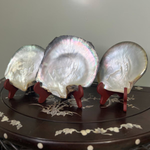 Cadran de <span class=keywords><strong>montre</strong></span> OUSIBEI en nacre <span class=keywords><strong>noire</strong></span> de Tahiti, écologique, modèle RM-2, matériaux bruts, matériaux de bijouterie incrustés - Product Image 3