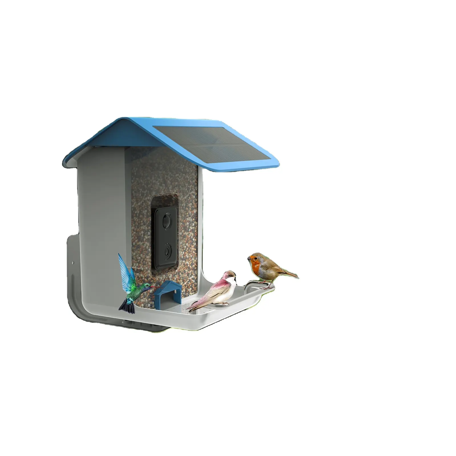 Pinelake taman burung rumah barang bagus untuk burung, pengenal AI Smart Bird Feeder