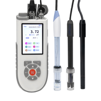 WEIAI Portable 8 In1 PH/Conductivité/Salinité Multi-Paramètre Qualité de l'Eau Testeur Étang Lab DO/ORP/EC/TDS/Sal/PH Mètre Numérique