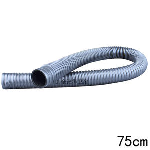 ท่อระบายน้ำ PVC สีเทา สำหรับอ่างล้างหน้าแบบตั้งพื้น อ่างล้างมือ อ่างเซรามิก ท็อปเคาน์เตอร์ วัสดุพลาสติกทนทาน - Product Image 3