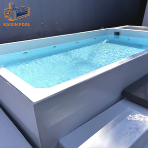 Luxury Cold Water Plunge Tub <b>Pool</b> Lounge Above Ground Fiberglass Mini Hot jacuzzi Spa Outdoor Swimming <b>Pools</b> and Accessories - Product Image 3