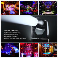 Cabezal móvil para dj cmy cto, 400W, 3 en 1, BSW, para escenario y espectáculos