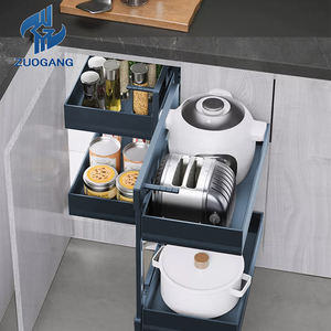 Vente en gros d'accessoires de quincaillerie de cuisine boîte de rangement pour ustensiles de cuisine panier de rangement petit monstre panier coulissant haut - Product Image 4