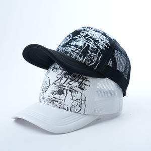 Oem fabbricazione basso Moq stampa personalizzata ricamo colore contrasto Sport cappellino da uomo camionista cappellino da Baseball in rete - Product Image 6