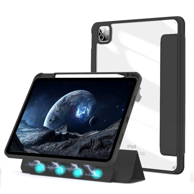 2 in 1 Detachable Acrylic case Front Cover with Removable Shells for iPad Pro 11 Inch 2023