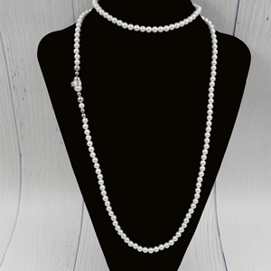 8mm cadena de cuentas negras hombres accesorios perlas de cristal diy hilos para promoción - Product Image 4