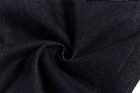 Jean pour femme YUANBOFEI en denim brut noir avec ceinture imprimée léopard, motif graphique croisé, coupe large, style Hip Hop Y2K Streetwear