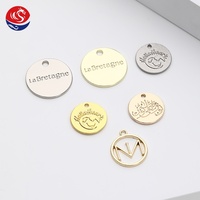 Etiqueta de Metal Chapada en Oro con Logotipo Grabado Personalizado de Lujo, Etiqueta de Nombre Colgante Duradera y Ecológica para Bolsos