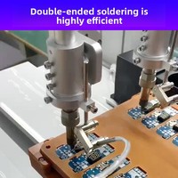 Robot de Soldadura Manual de Alta Velocidad de 3 Ejes para PCB con Motor Servo y Rodamiento para Soldadura de Estaño y Lámpara de Desinfección