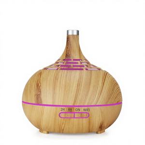 Difusor de Aroma Tuya de 400 ml con Acabado Madera, Luces de Colores y Temporizador para Hogar y Oficina, Versión WiFi - Product Image 1