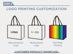 Sacs fourre-tout en jute grande capacité en gros, sacs de marketing personnalisés en jute avec logo - Product Image 5