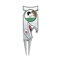 Ensemble multifonctionnel de marqueurs de balle de golf et de clips de chapeau avec outil de réparation de divots, cadeau magnétique pour golfeurs, souvenir, coffret cadeau premium, ensemble de golf