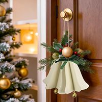 Weihnachtsglocken-Ornamente Papier-Hängedekoration für den Baum Neujahrsparty Winterferien Heimdekoration 9 Stück