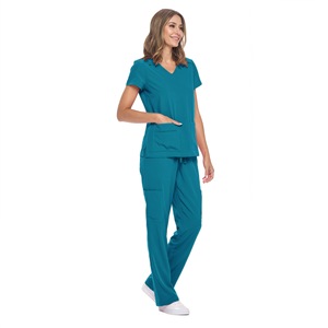 Unisex Scrub Suits Split Set Moisture Wicking For Medical Hospital Work Wear Size S XXL - Product Image 3