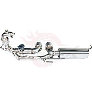 Vortex Valved <b>Exhaust</b> System Dual Tips Smart W453 Fortwo Forfour 1.0 0.9T 2016-2025 Mirror Polished 1.5mm Thick Bolt-On - Product Image 4
