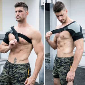 Sırt Duruşu Omuz Destek Kemeri ve Neopren Su Geçirmez Malzemeli Kompresyon Bandı, Özel Logo Seçeneği - Product Image 6