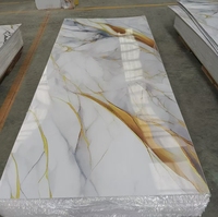 Panneau mural flexible en PVC effet marbre brillant UV de 3 mm pour décoration intérieure – Prix usine