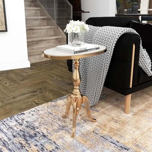 Muebles modernos para el hogar, mesa auxiliar de aluminio para decoración de sala de estar, mesa auxiliar dorada elegante, decoración de oficina, superventas - Product Image 1