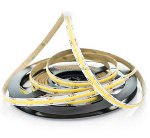 Strip LED COB tanpa titik CRI90, 24V 14W/<span class=keywords><strong>m</strong></span> 624LED/<span class=keywords><strong>m</strong></span> 2700-6500K dapat tunik putih KNX DALI DT8 Loxone PWM Smart Home lampu Strip fleksibel - Product Image 3