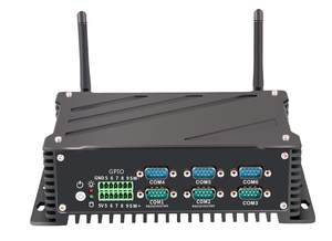 Mini PC industriel sans ventilateur <span class=keywords><strong>I3</strong></span> 6167U/6157U, 6 ports COM, RS485, double LAN GbE, 10 GPIO, 12V, PC embarqué, IoT, MES, Acquisition de données - Product Image 5