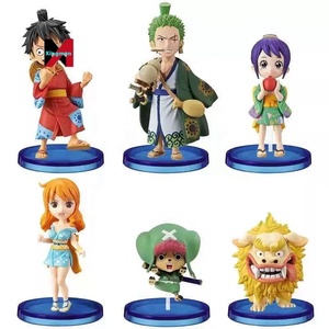 ฟิกเกอร์วันพีซ 6 ชิ้น ชุดกิโมโน ประเทศวาโน ลูฟี่ โซโล นามิ กล่องสุ่ม - Product Image 6