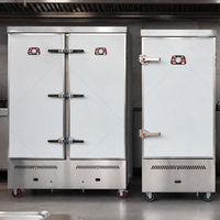 Cuiseur vapeur commercial haute capacité 48 kg pour riz et fruits de mer, idéal pour restaurants et usage industriel