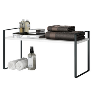 Factory Custom Kitchen Storage <b>Rack</b> <b>Countertop</b> Shelf Expandable Cabinet Shelf Adjustable Kitchen Storage Shelf - Product Image 1