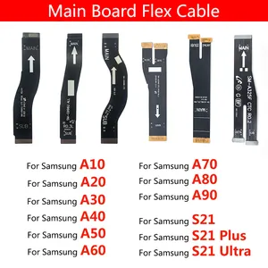 Toptan a50 pcb kartı-Ana kurulu Samsung Galaxy A10 A20 A30 A40 A50 A60 A70 A80 A90 A32 A42 A52 S20 S21 artı ultra anakart LCD Flex kablo