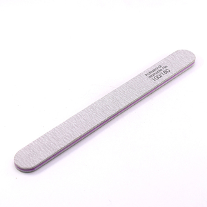 Professional 80/100/150/180/240 Double Side OEM Finger Nail File Straight Shape