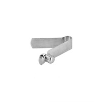 Clip à ressort en acier inoxydable en forme de V pour tente, modèle MSS-004, pour usage en quincaillerie et mobilier