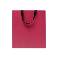 Sacs cadeaux en papier faits main de créateur avec poignée en ruban, sacs de shopping personnalisés haut de gamme avec logo pour les magasins de vêtements