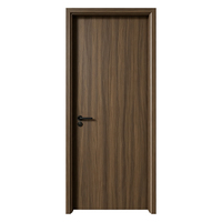 Porte en bois ignifugée UL 10C, résistance au feu 1 heure, pour bureau, appartement, porte intérieure insonorisée avec joint anti-fumée