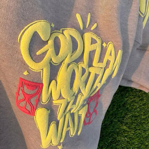 T-shirt Homme Oversize Personnalisé avec Logo Imprimé en Relief, Respirant, Haute Qualité, en Terylene/Polyester Tricoté 400G, Style Smart Casual pour l'Été - Product Image 4