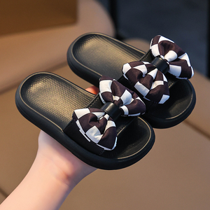 Chaussons pour enfants, petite princesse, sandales d'été à nœud pour filles, semelle souple, chaussures d'intérieur à motif de dessin animé pour enfants - Product Image 4