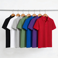 Camiseta de Hombre, Camisetas Polo de Verano de Algodón, Camiseta de Golf con Logotipo de Marca Bordado, Diseño de Manga Corta