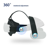 Support Confortable et Ajustable avec Coussinet Éponge PU et Sangle Hola, Accessoires VR pour Quest 3 et Meta Quest 3S