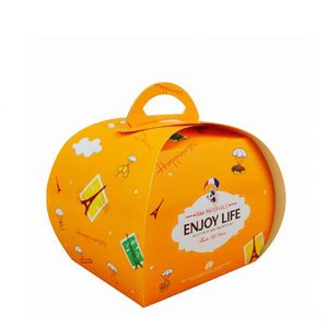 Caja de Papel para Pastel con Asa, Impresión Personalizada, Apta para Alimentos - Product Image 3