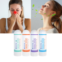 Tiras nasales portátiles con logotipo personalizado T-zone Care Refresh Brain Nasal Absorption Energy Nasal Stick para respirar