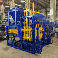 Machine principale de fabrication de briques automatique QT4-15C, ligne complète de production de blocs avec empileur et palettiseur